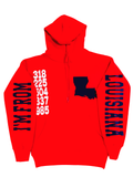 Red and Blue "IM FROM LOUISIANA" Custom Hoodie