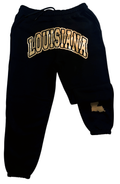 Black WIDE LEGGED StateHoodie Joggers
